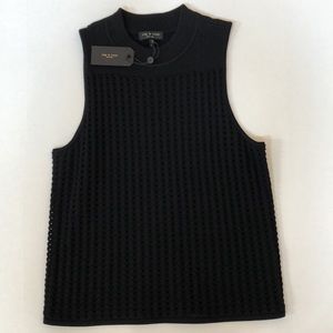 NWT Rag & Bone Black Ingrid Turtleneck